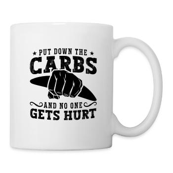 Put Down The Carbs Healthy Living Low Carb Lover - Mug - white - Right