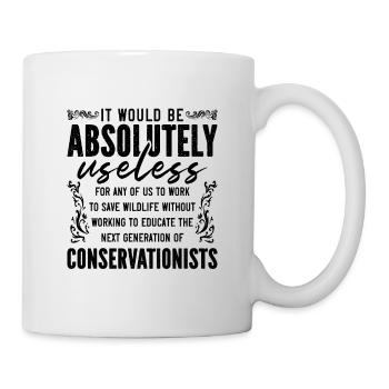 Ce serait aime les écologistes de la réserve naturelle - Mug blanc - blanc - Droite