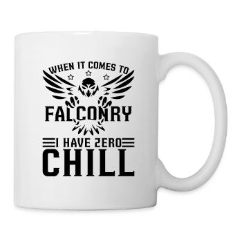 Quand ça vient Fauconnerie Chasse aux oiseaux Sport Fauconnier - Mug blanc - blanc - Droite