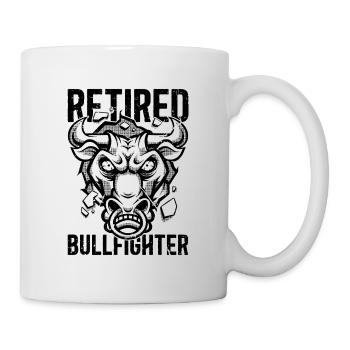 Retired Bullfighter Loves Rodeo Clown Bullfighter - Mug - white - Right