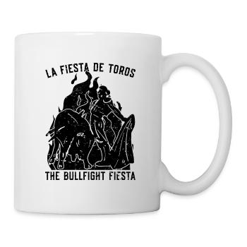 La Fiesta De Toros aime le torero à cheval - Mug blanc - blanc - Droite