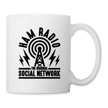 Ham Radio The Original Social Frequency Operator - Mug - white - Right