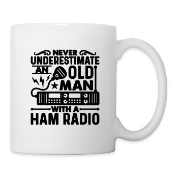 Never Underestimate An Amateur Ham Radio Operator - Mug - white - Right