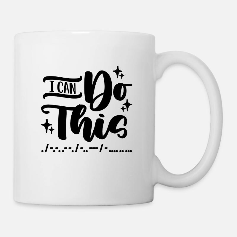 I Can Do This Ham Radio Antenna Ham Radio Operator - Mug - white