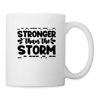 Plus fort que l’opérateur de radio amateur - Mug blanc - blanc - Droite