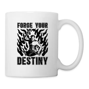 Forge Your Destiny Forging Iron Worker Blacksmiths - Mug - white - Right