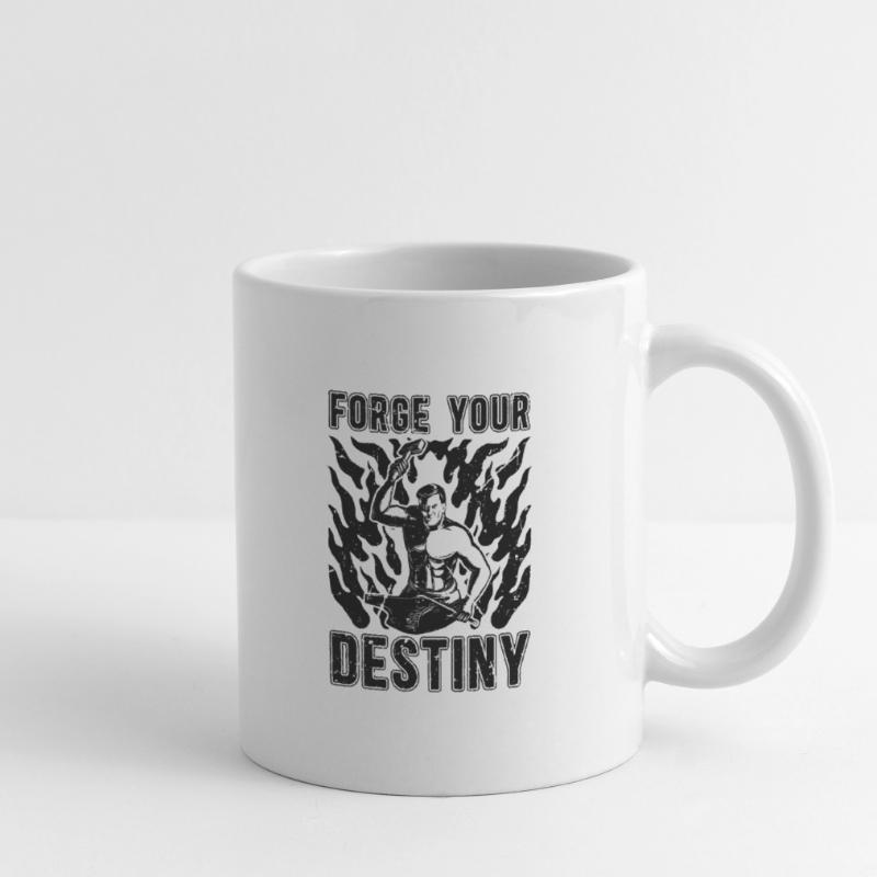 Forge Your Destiny Forging Iron Worker Blacksmiths Mug