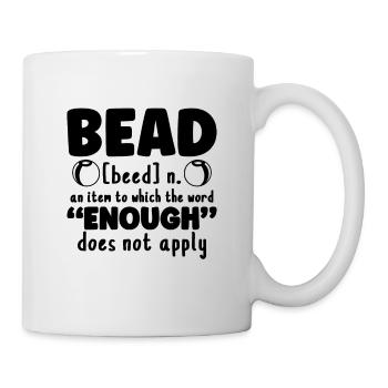 Bead An Item To Which Beading Loves Jewelry Beader - Mug - white - Right