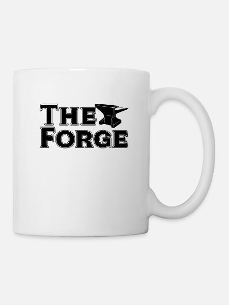 La forge forge métallurgiste artisan forgeron - Mug blanc - blanc