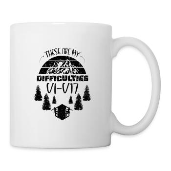 These Are My Difficulties V1-V17 Rock Climbing Bou - Tasse - Weiß - Rechts