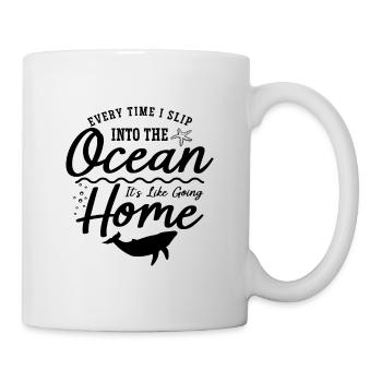Every Time I Slip Marine Science Marine Biologist - Mug - white - Right
