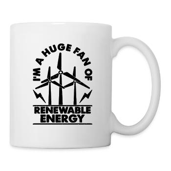 I'm A Huge Fan Of Wind Energy Turbine Technician - Mug - white - Right