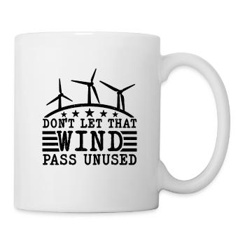 Don't Let That Wind Electricity Turbine Technician - Tasse - Weiß - Rechts