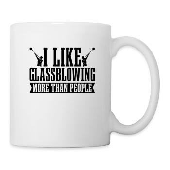 I Like Glassblowing More Than Blowpipe Glassworker - Mug - white - Right
