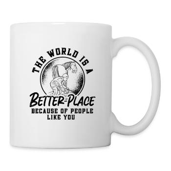 Le monde est un meilleur maréchal-ferrant Métallurgiste maréchal-ferrant - Mug blanc - blanc - Droite