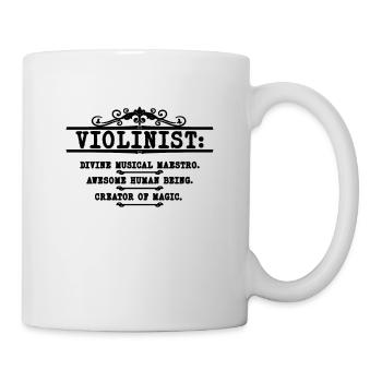 Violoniste Divine Musical Maestro Altiste Violoniste - Mug blanc - blanc - Droite
