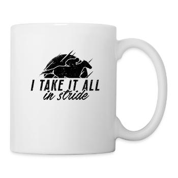 I Take It All Show Jumping Horse Lover Show Jumper - Mug - white - Right