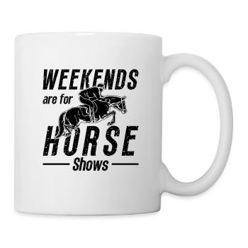 Weekends Are For Show Jumping Horses Show Jumper - Mug - white - Right