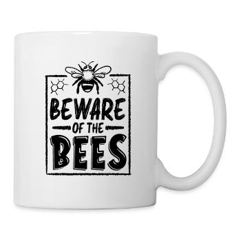 Méfiez-vous des abeilles apiculteur apiculteur apiculteur - Mug blanc - blanc - Droite