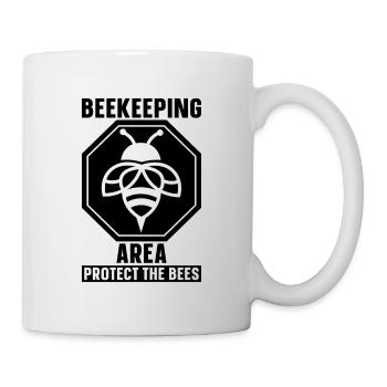 L’apiculture est protégée Les abeilles Insecte Apiculteur - Mug blanc - blanc - Droite