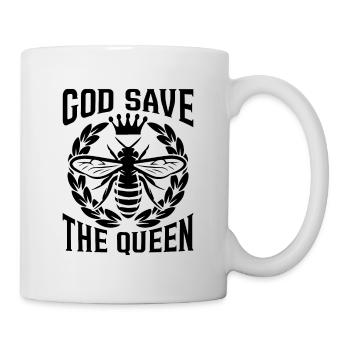 God Save The Queen Apiculture Abeilles Apicultrice - Mug blanc - blanc - Droite