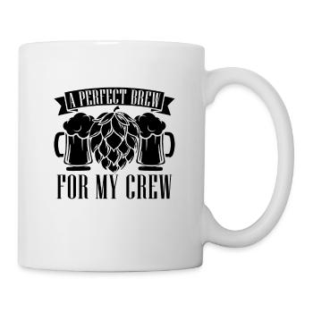 A Perfect Brew For Beer Brewing Malt Beer Brewer - Tasse - Weiß - Rechts