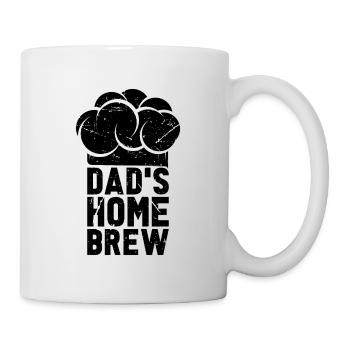 Dad's Home Brew Beer Brewing Hops Beer Brewer - Tasse - Weiß - Rechts