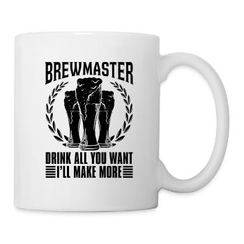 Brewmaster Drink All Beer Brewing Hops Beer Brewer - Tasse - Weiß - Rechts