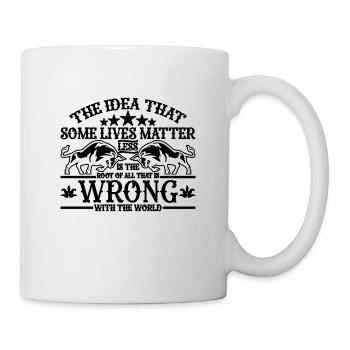 The Idea That Some Lives Bull Riding Bullfighter - Mug - white - Right
