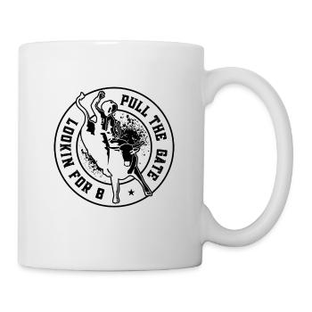 Pull The Gate Bull Riding Rodeo Clown Bull Rider - Tasse - Weiß - Rechts