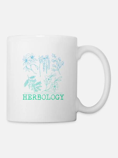 Herbology Graphic Gardener Horticulturist Garden L - Tasse - Weiß