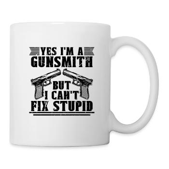 Yes I'm A Gunsmith But Weapons Gun Fixer Gunsmiths - Mug - white - Right
