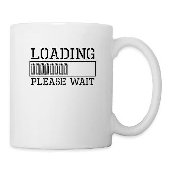 Loading Please Wait Gunsmith Fixing Guns Gunsmiths - Mug - white - Right