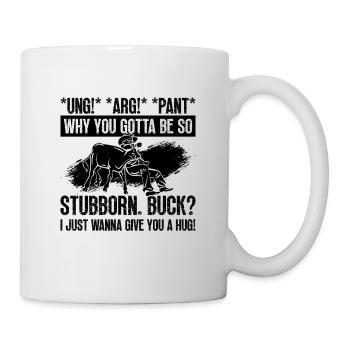 Ung Arg Pant Pourquoi vous équipe Roping Steer Wrestler - Mug blanc - blanc - Droite