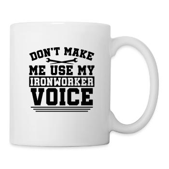 Ne me faites pas utiliser mes serruriers de soudage de ferronneurs - Mug blanc - blanc - Droite