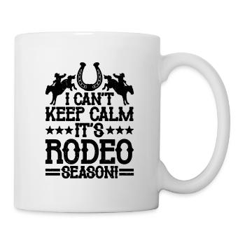 I Can't Keep Calm Wild West Rodeo Bareback Rider - Mug - white - Right