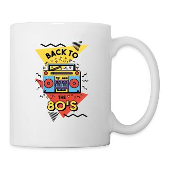 Retro 80s Back To The 80's - Mug - white - Right
