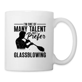 I'm One Of Many Glassblowing Lampwork Glassmaker - Mug - white - Right