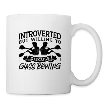 Introverted But Willing To Blow Pipe Glassworker - Mug - white - Right