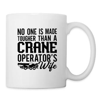 Grutier Emploi Grutier Opérateur Construction Worker Gift Idea - Mug blanc - blanc - Droite