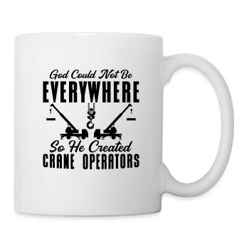 Grutier Emploi Ouvrier Ouvrier de la construction Idée cadeau - Mug blanc - blanc - Droite