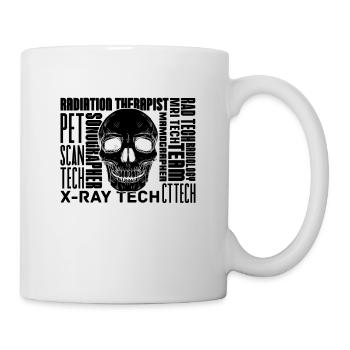 Radiologie Röntgentechniker Krankenhaus Sprüche - Tasse - Weiß - Rechts