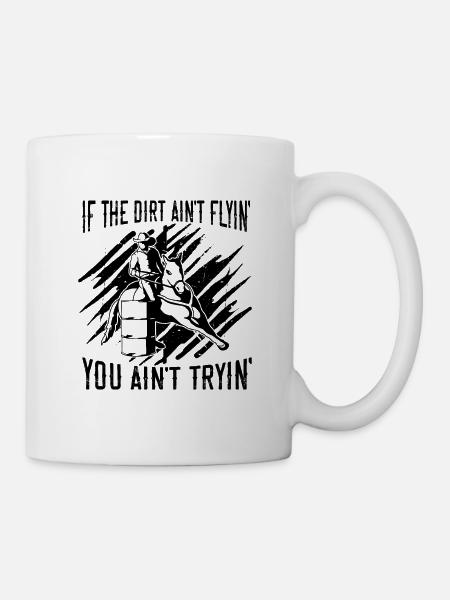 Si la saleté n’est pas une course de chevaux Coureur de chevaux équins - Mug blanc - blanc