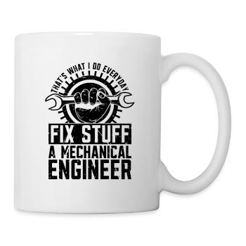 C’est ce que je fais Mécanicien automobile Ingénieur Mécanique - Mug blanc - blanc - Droite