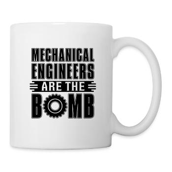 Mechanical Engineers Are The Bomb Loves Engineer - Mug - white - Right