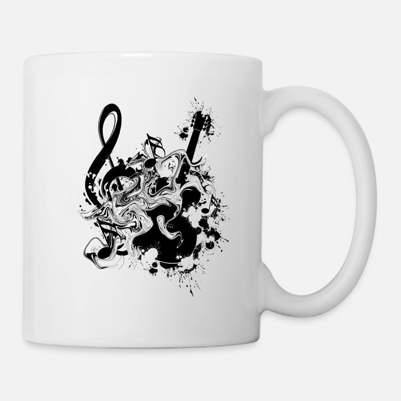Clef de guitare - Mug blanc - blanc