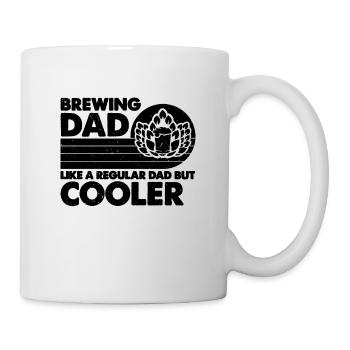 Brewing Dad Like A Retro Home Brewer Beer Brewer - Mug - white - Right