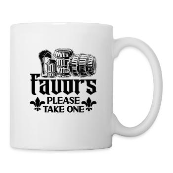 Favors Please Take One Beer Drinker Beer Brewer - Mug - white - Right