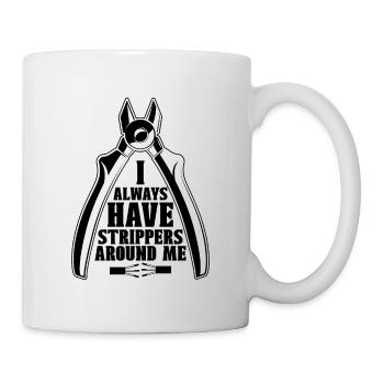 I Always Have Electricity Lineman Lovers Engineer - Tasse - Weiß - Rechts