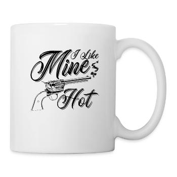 I Like Mine Hot Gunsmith Weapons Shooter Gunsmiths - Mug - white - Right